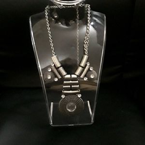 Vintage Collection Silver Necklace with adjustable chain to wear short or long